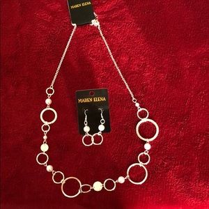 Maren Elena matching necklace and earrings